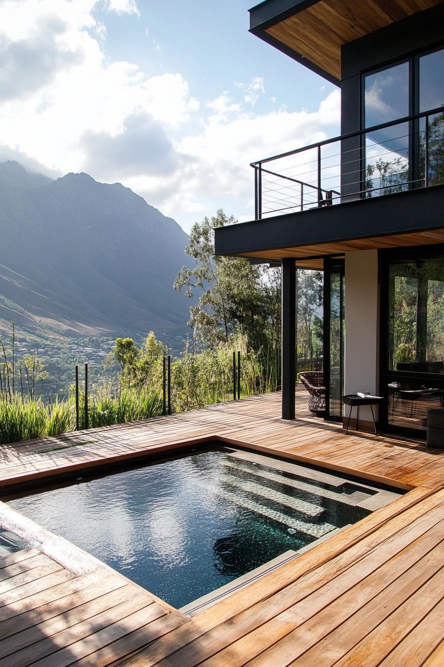 Pools Built Into a Raised Deck - photo 4