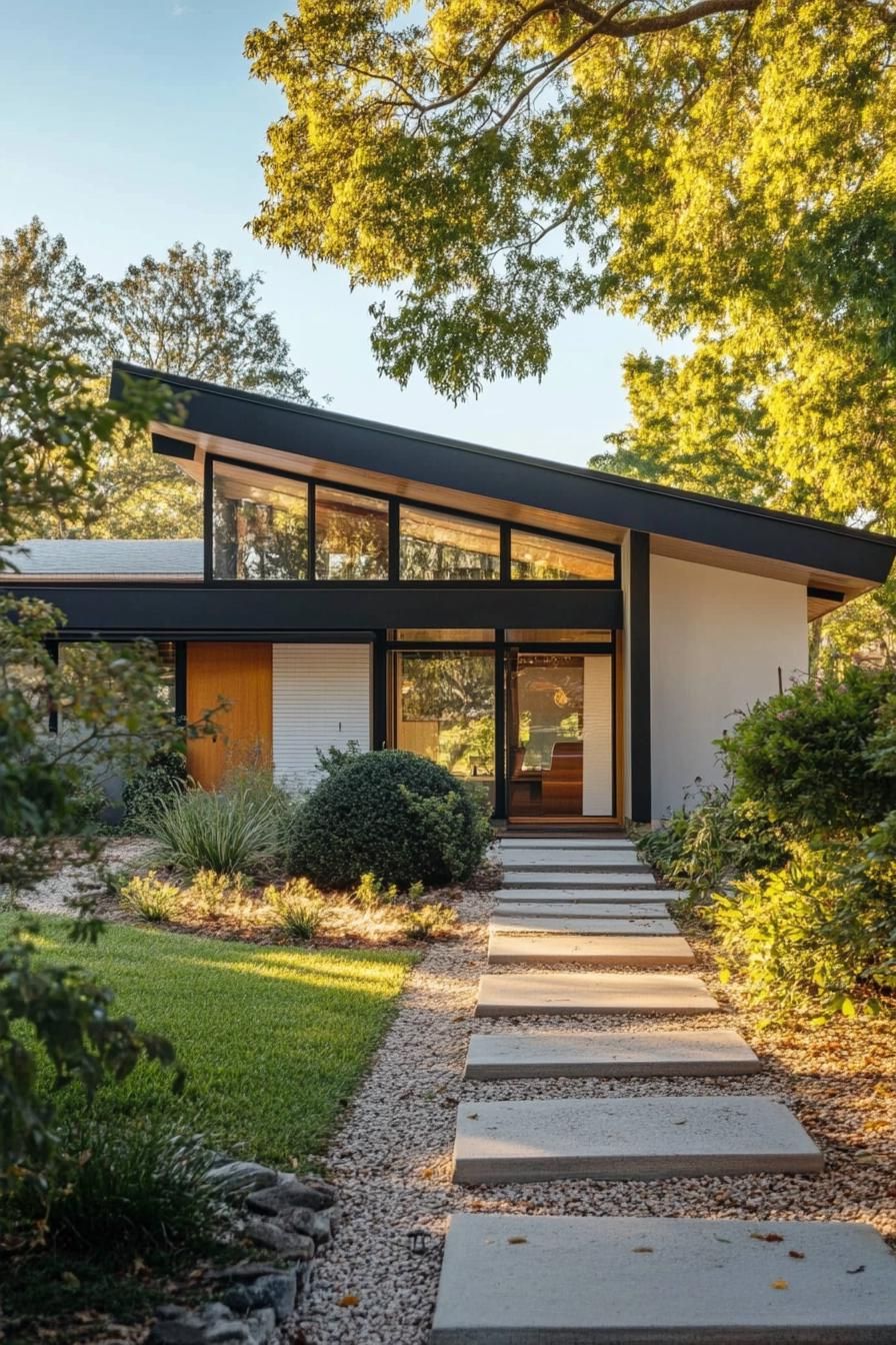 Shaggy Rooflines With Deep Eaves