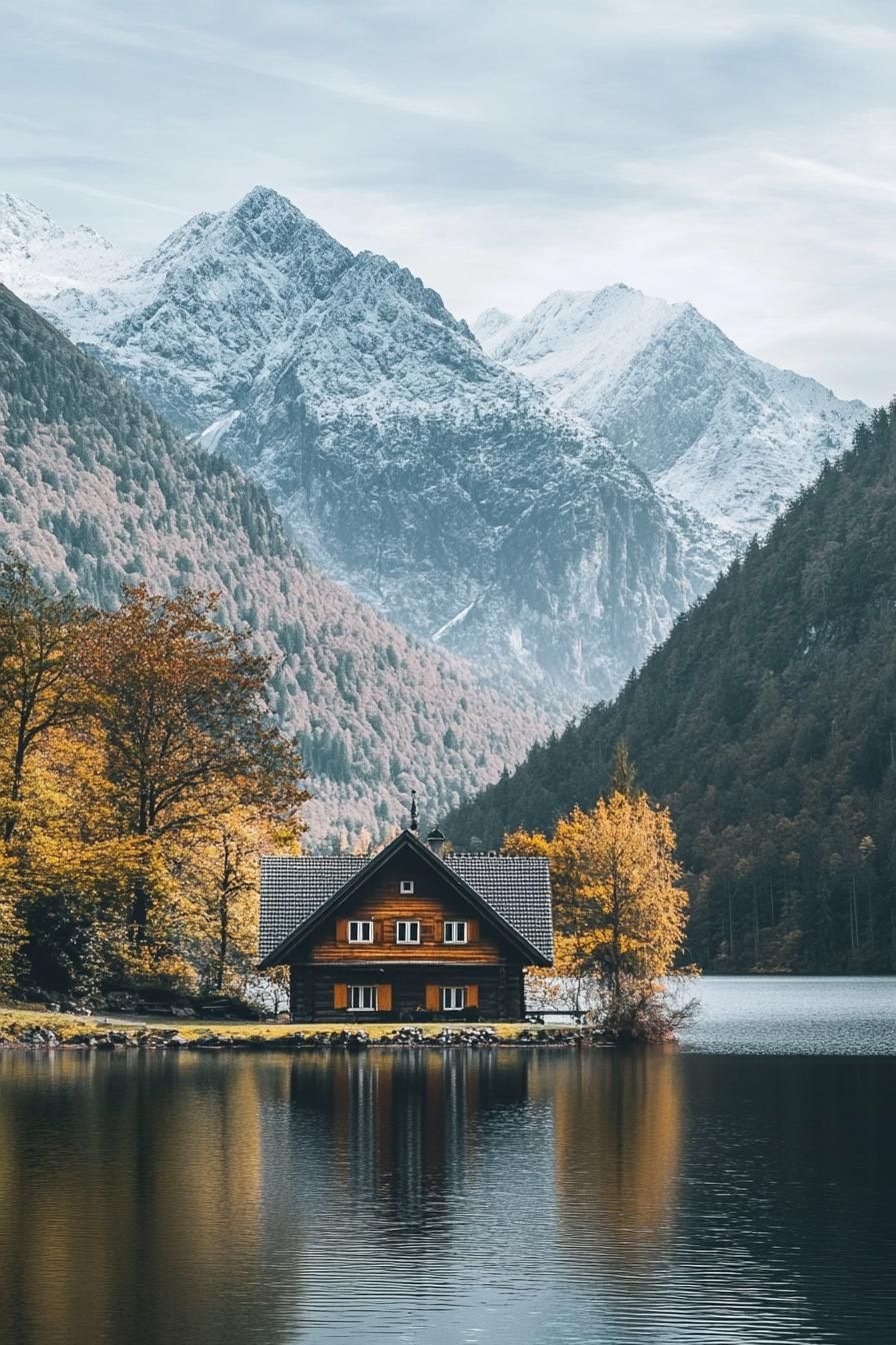 A Peaceful Cabin on the Lakeside