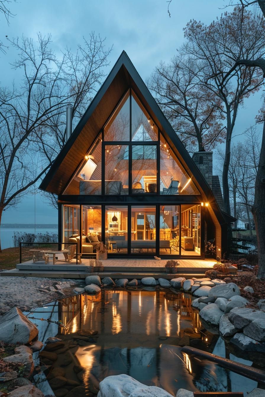 Glass-front A-frame With Lake Views - photo 4