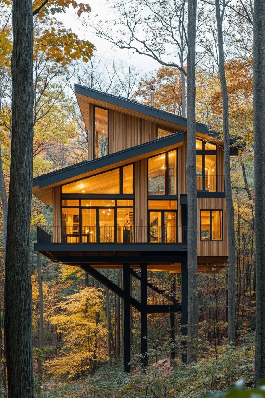 Multi-level Cabins Inspired By Treehouses - photo 3