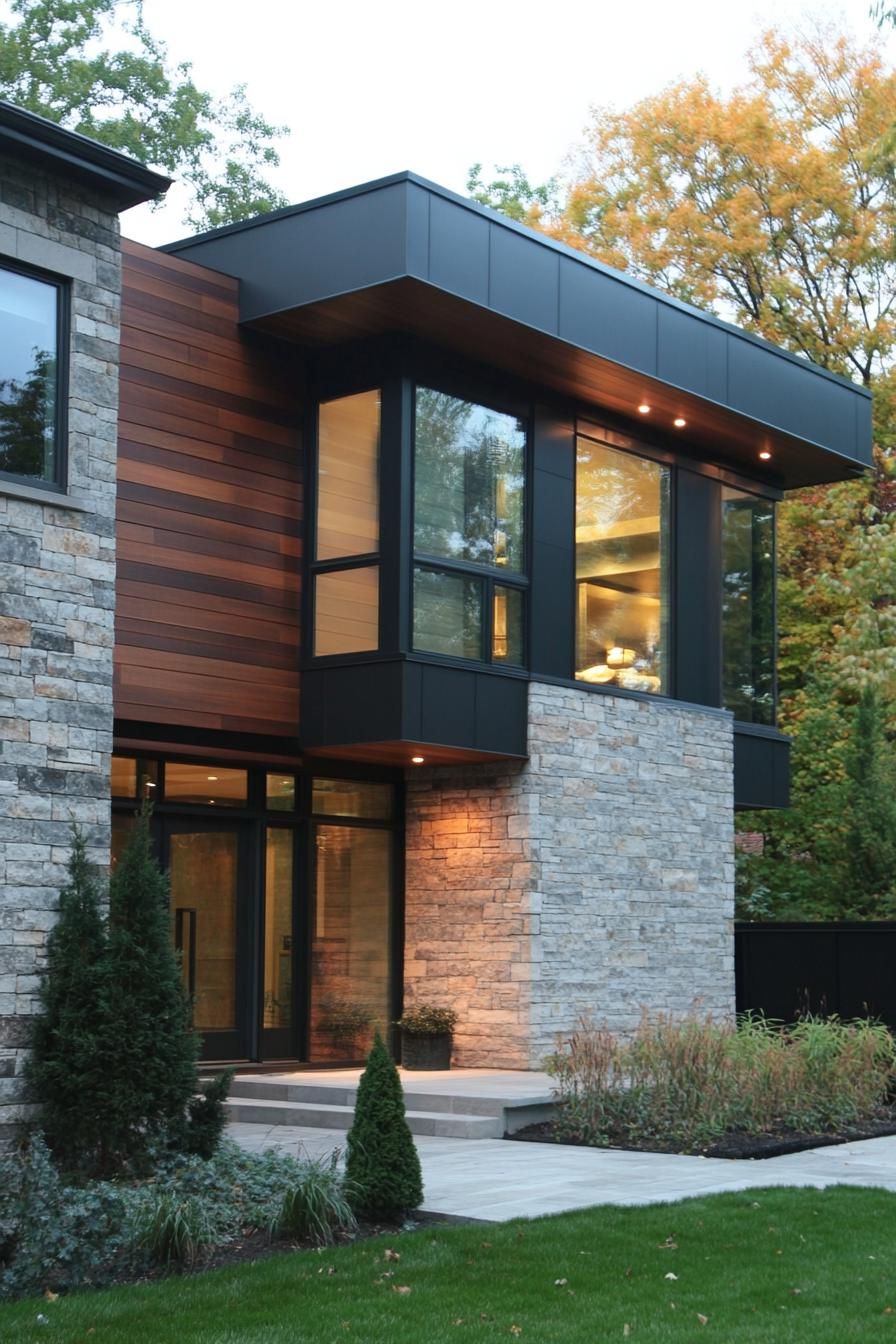 Bold Metal Panels in Asymmetrical Shapes - photo 4