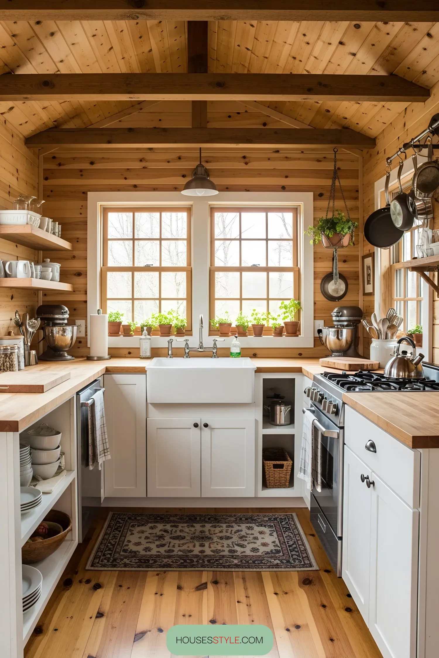 Cooking Meals in a Charming Cottage Kitchen