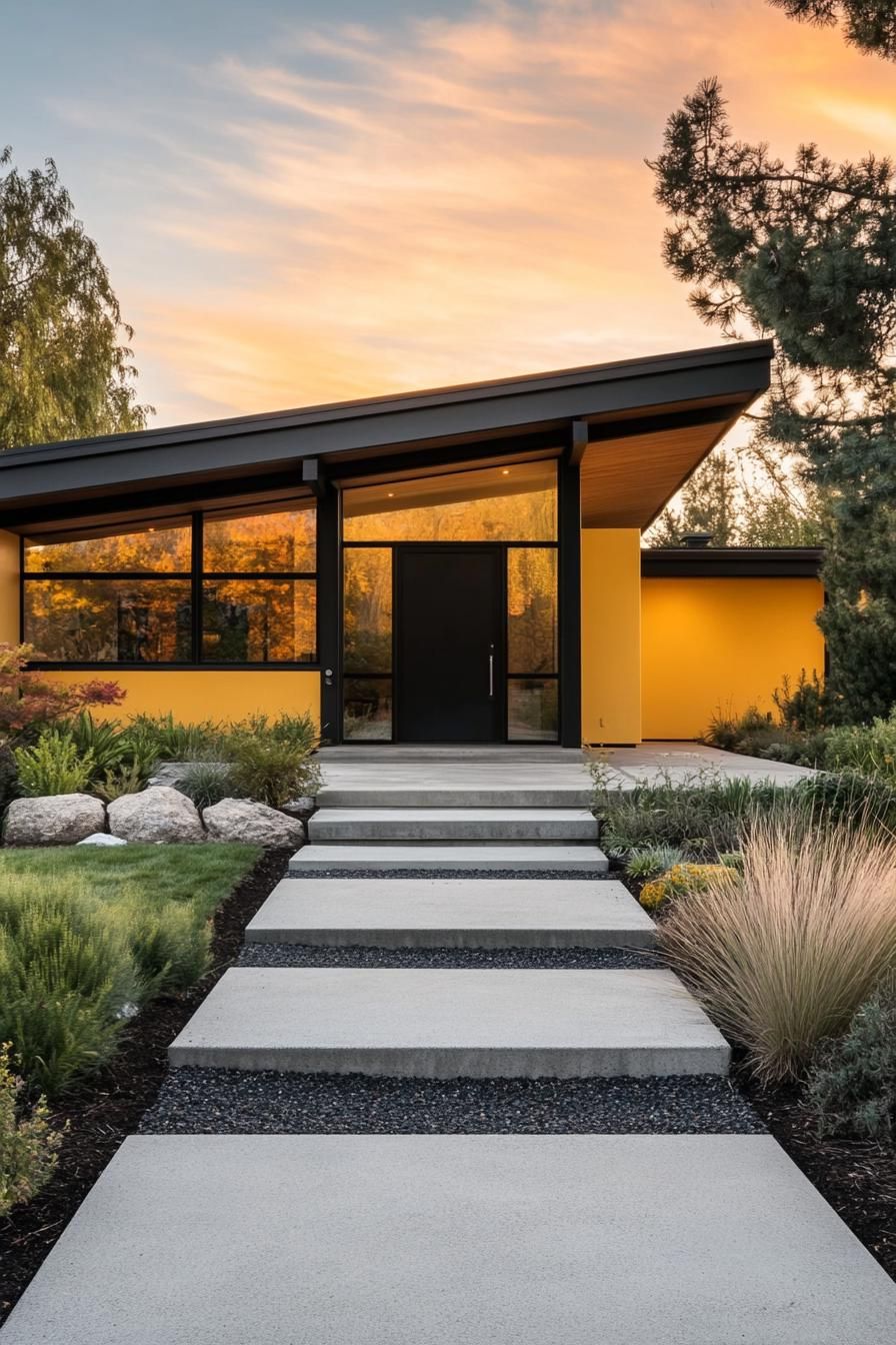 Mustard Yellow Paired with Charcoal Trim - photo 4