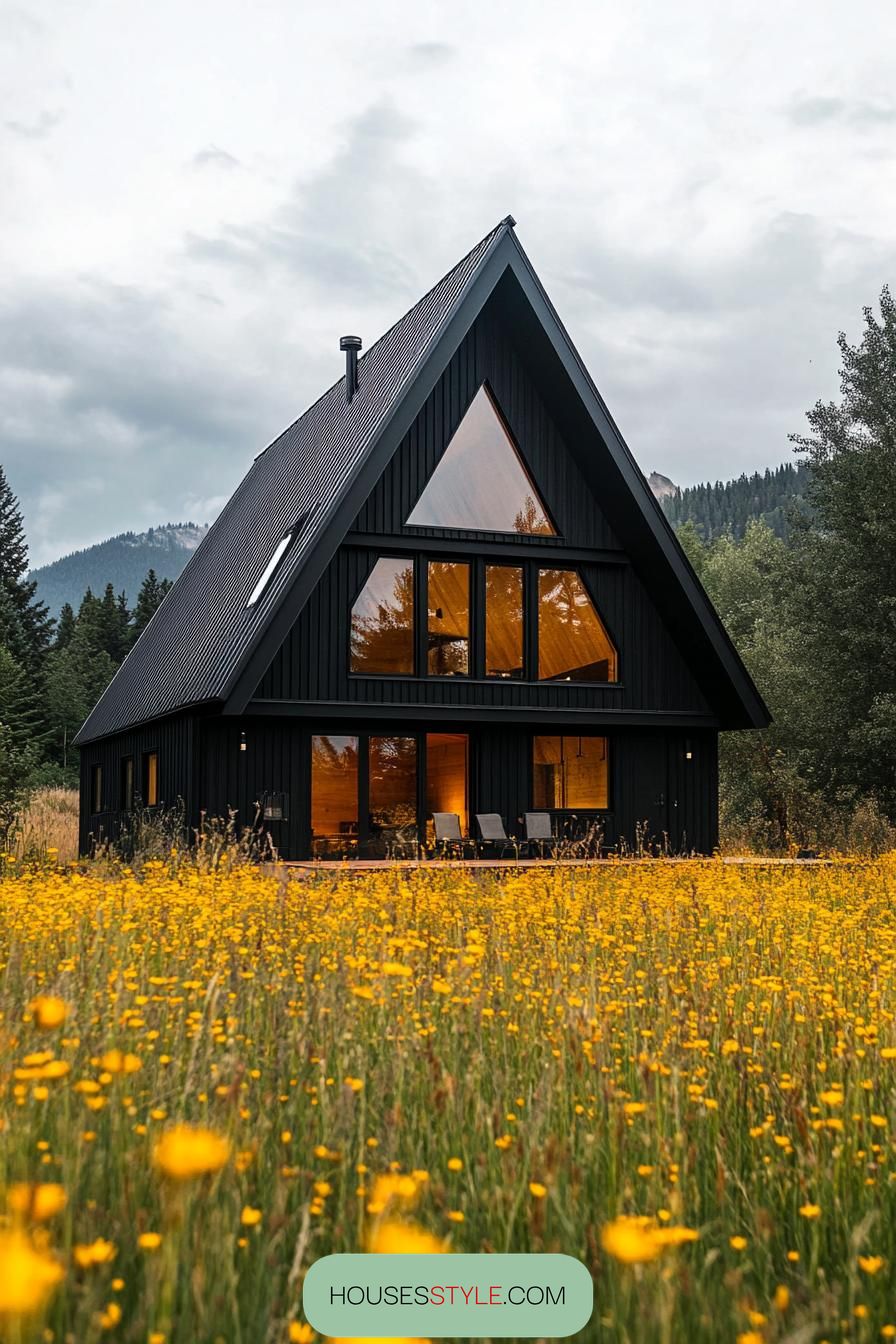 Warm Wood Interiors Behind a Dark Facade - photo 4