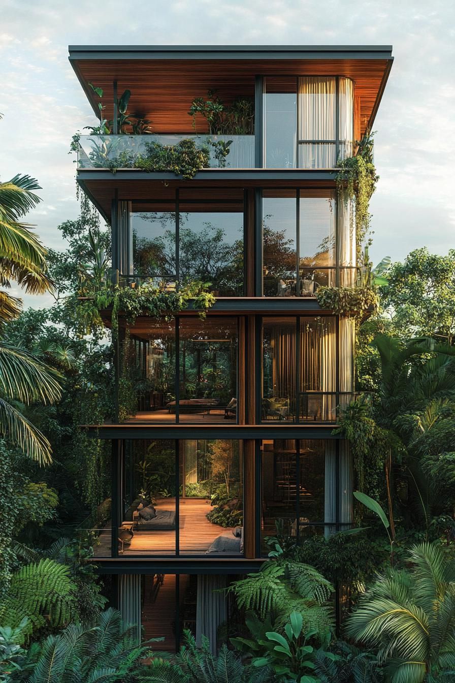 Container Living Surrounded by Greenery