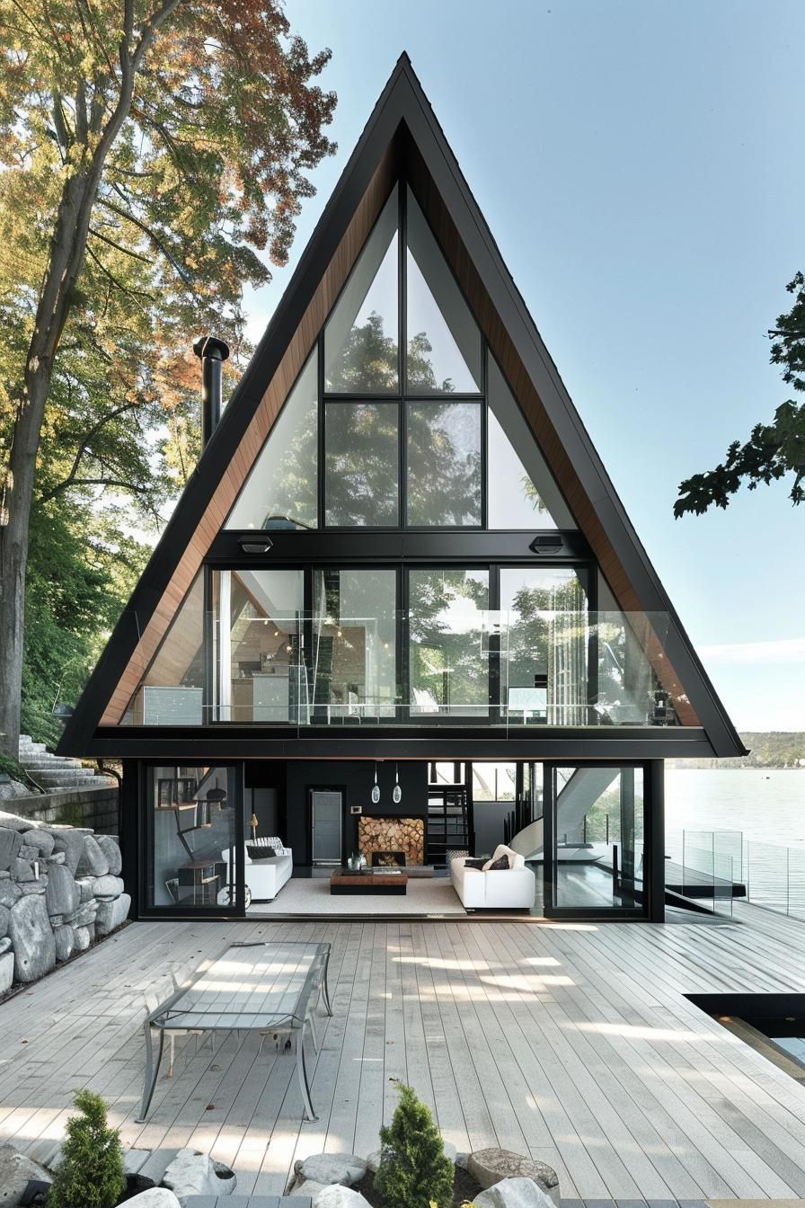 Glass-front A-frame With Lake Views - photo 2