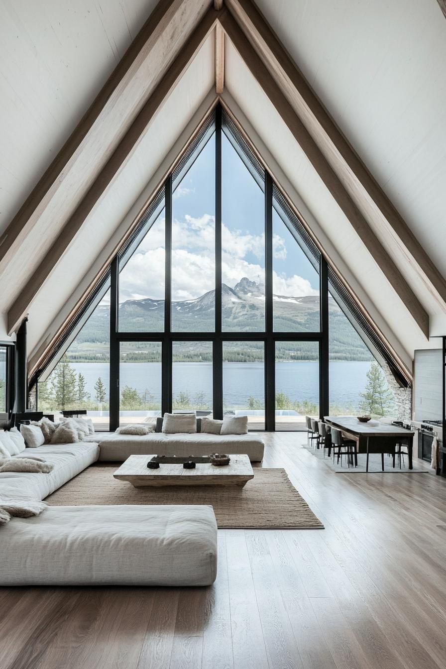 A-Frame Houses With Floor-to-Ceiling Windows - photo 3