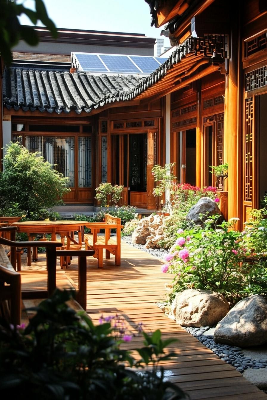 Solar-Powered Courtyards For Eco Living - photo 2