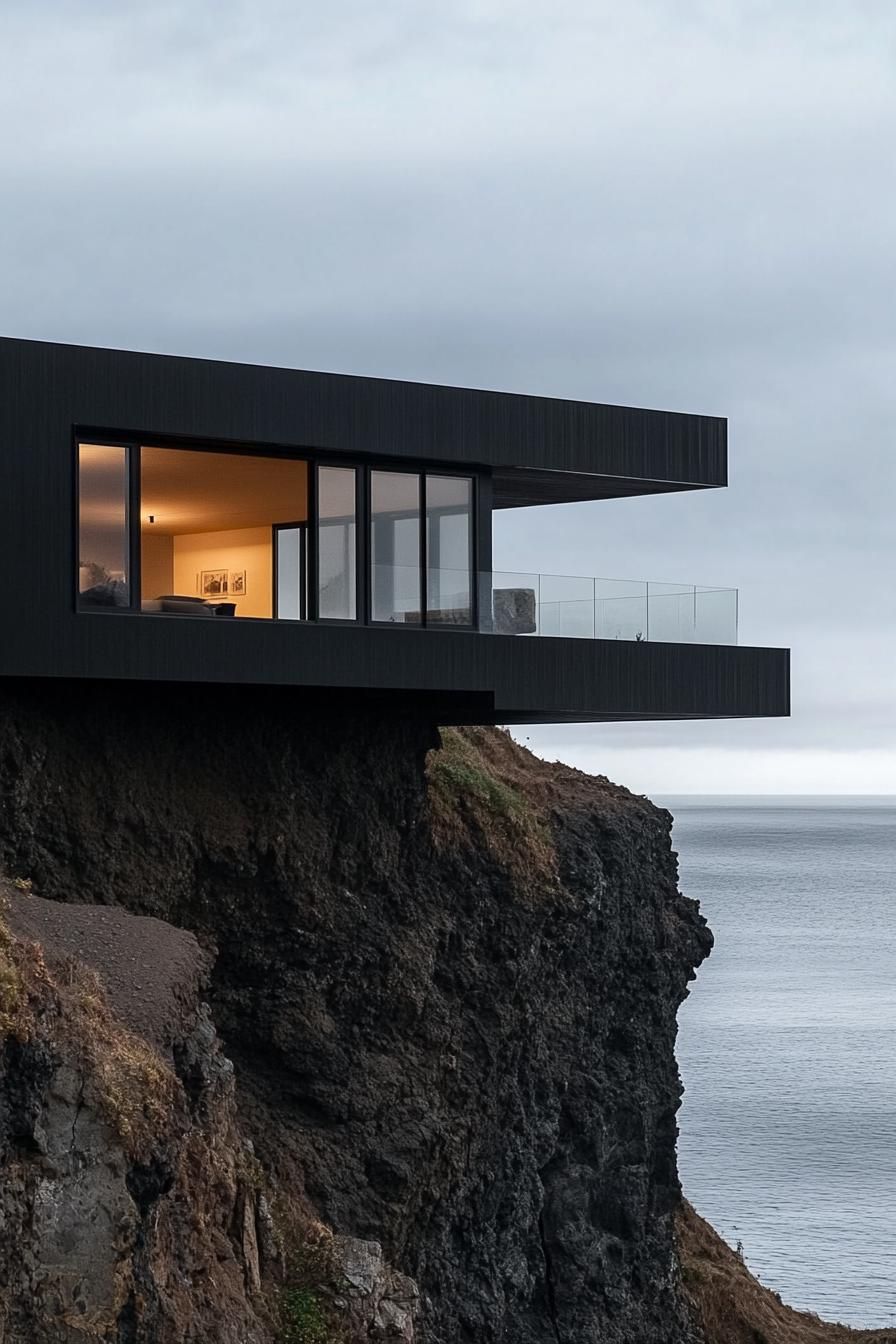 Cantilevered Black Home With Sweeping Mountain Views - photo 4