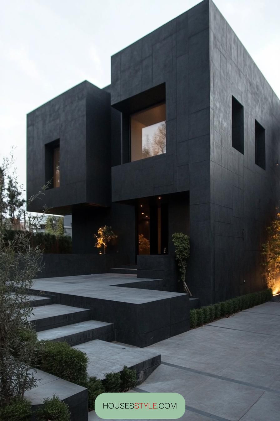 Black Steel and Concrete Industrial Style - photo 3