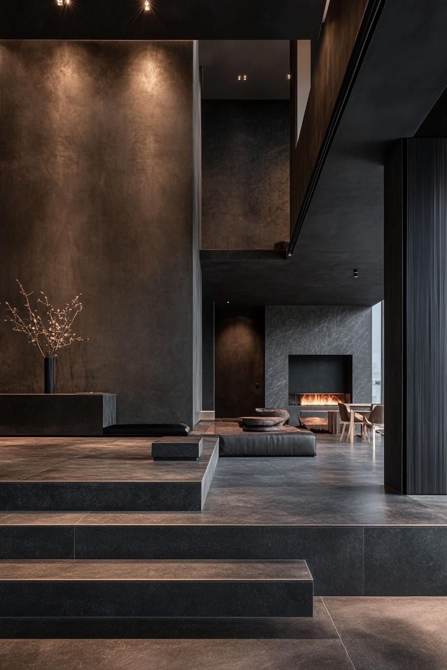 Minimalist Home With Obsidian Finishes - photo 3