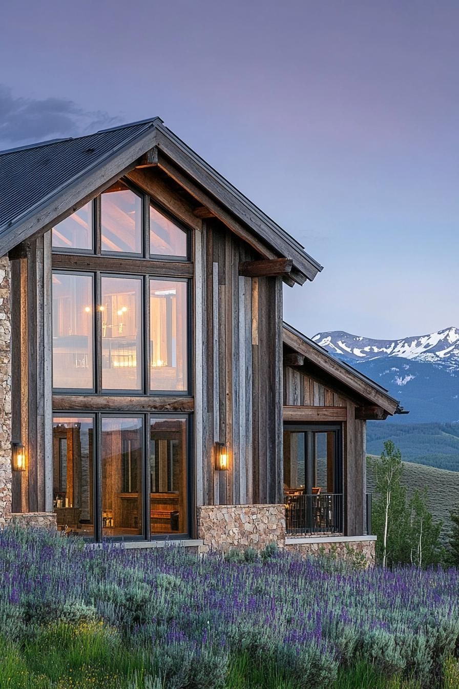 Salvaged Wood Siding Paired With Oversized Windows - photo 2
