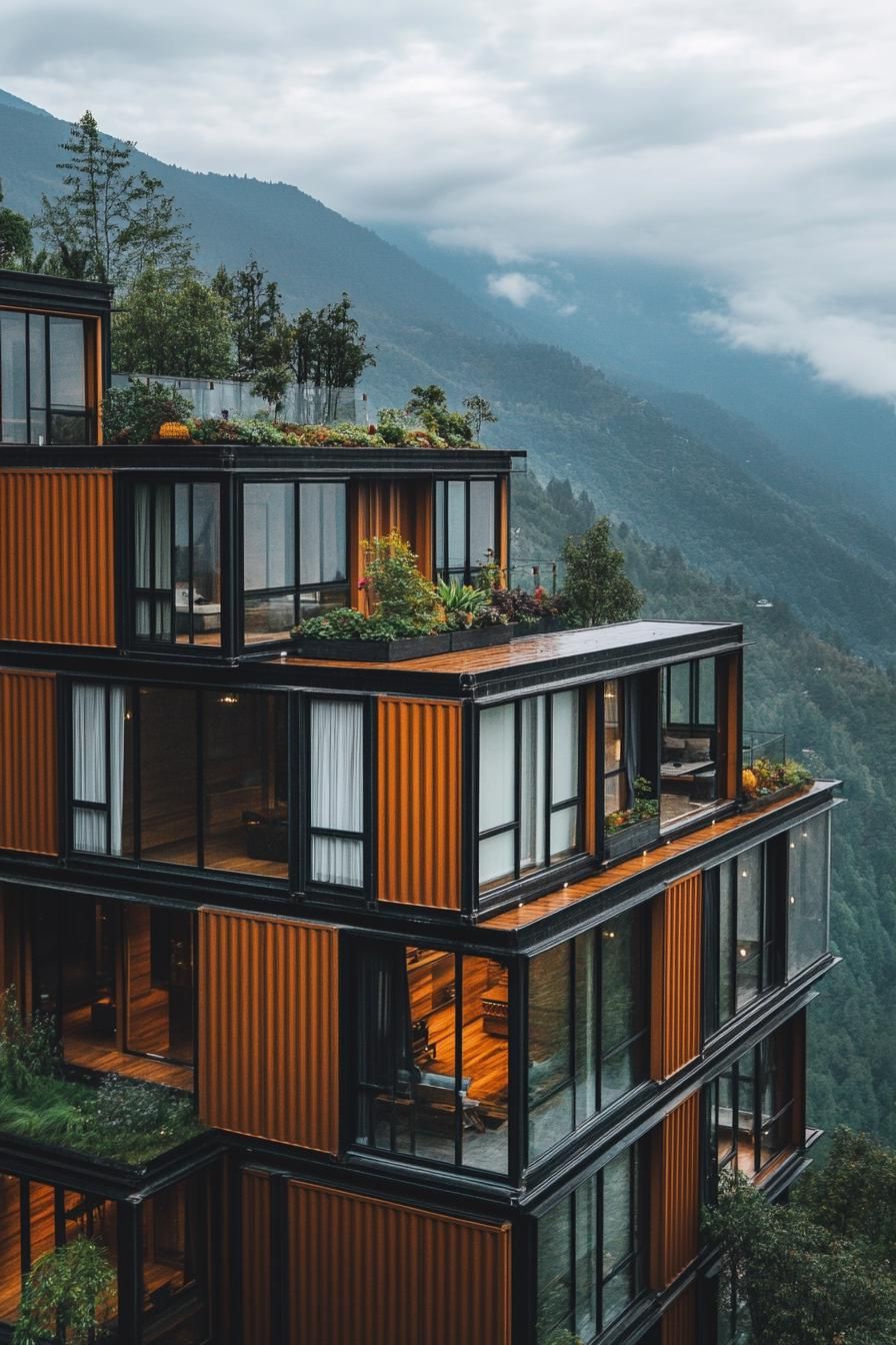A Staircase Leading Up to Container Living