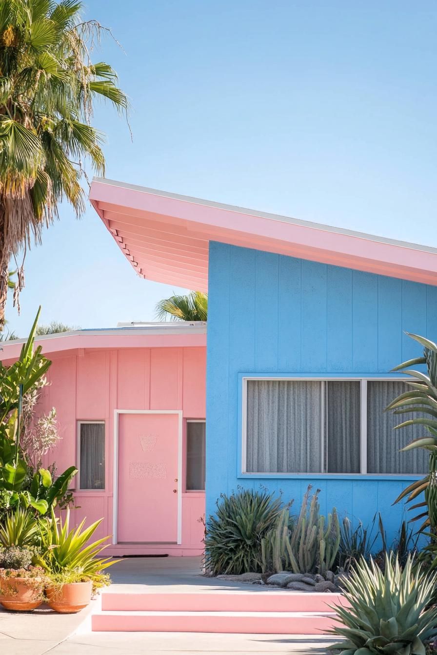 Electric Blue and Pastel Pink Clean Lines - photo 4