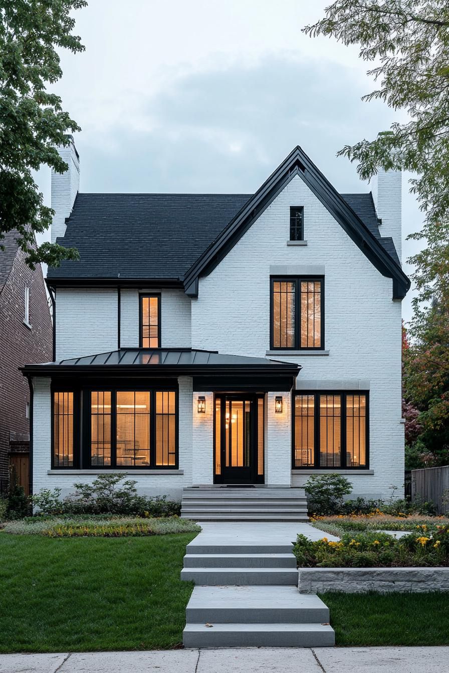 Symmetrical Facades, Minimalist Details