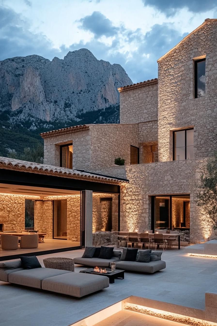 Cozy Outdoor Stone Fireplaces - photo 3