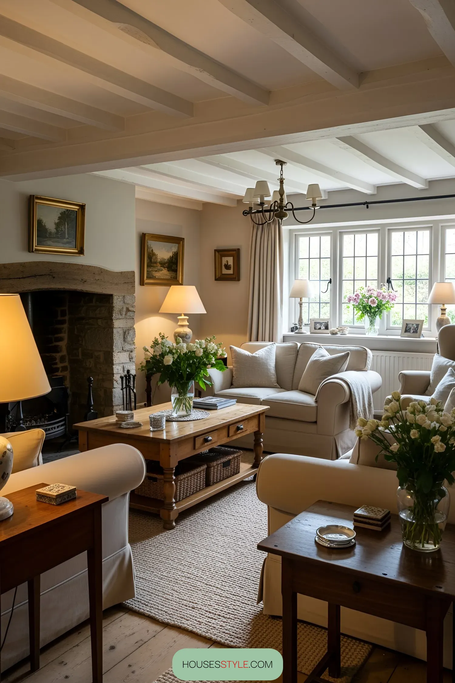 Wicker Accents for Cozy Cottage Style