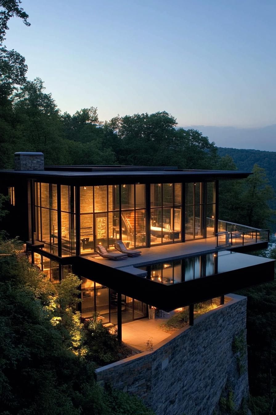 Modern Minimalism With Glass Walls - photo 4