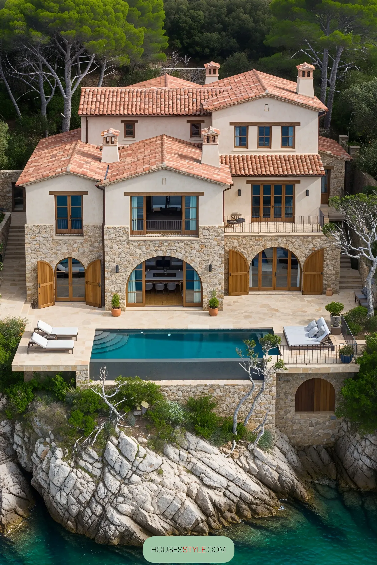 Majestic Mediterranean Seaside Villa