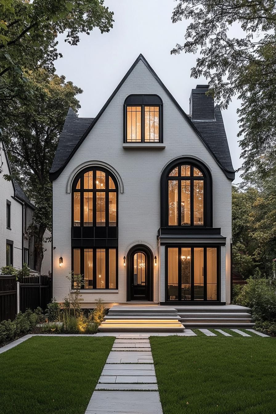Symmetrical Facades, Minimalist Details - photo 3