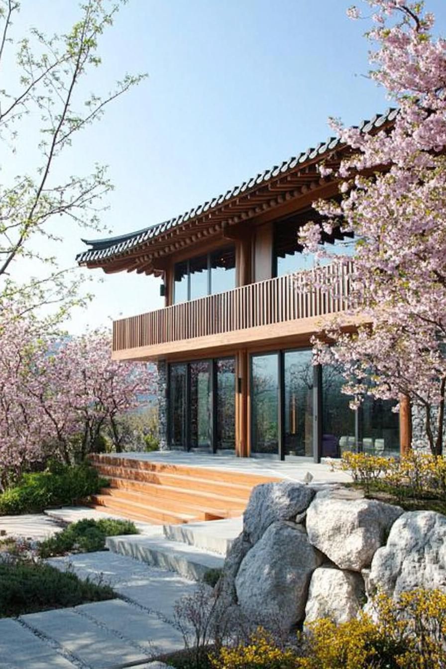 Natural Bamboo and Stone Accent Walls - photo 4
