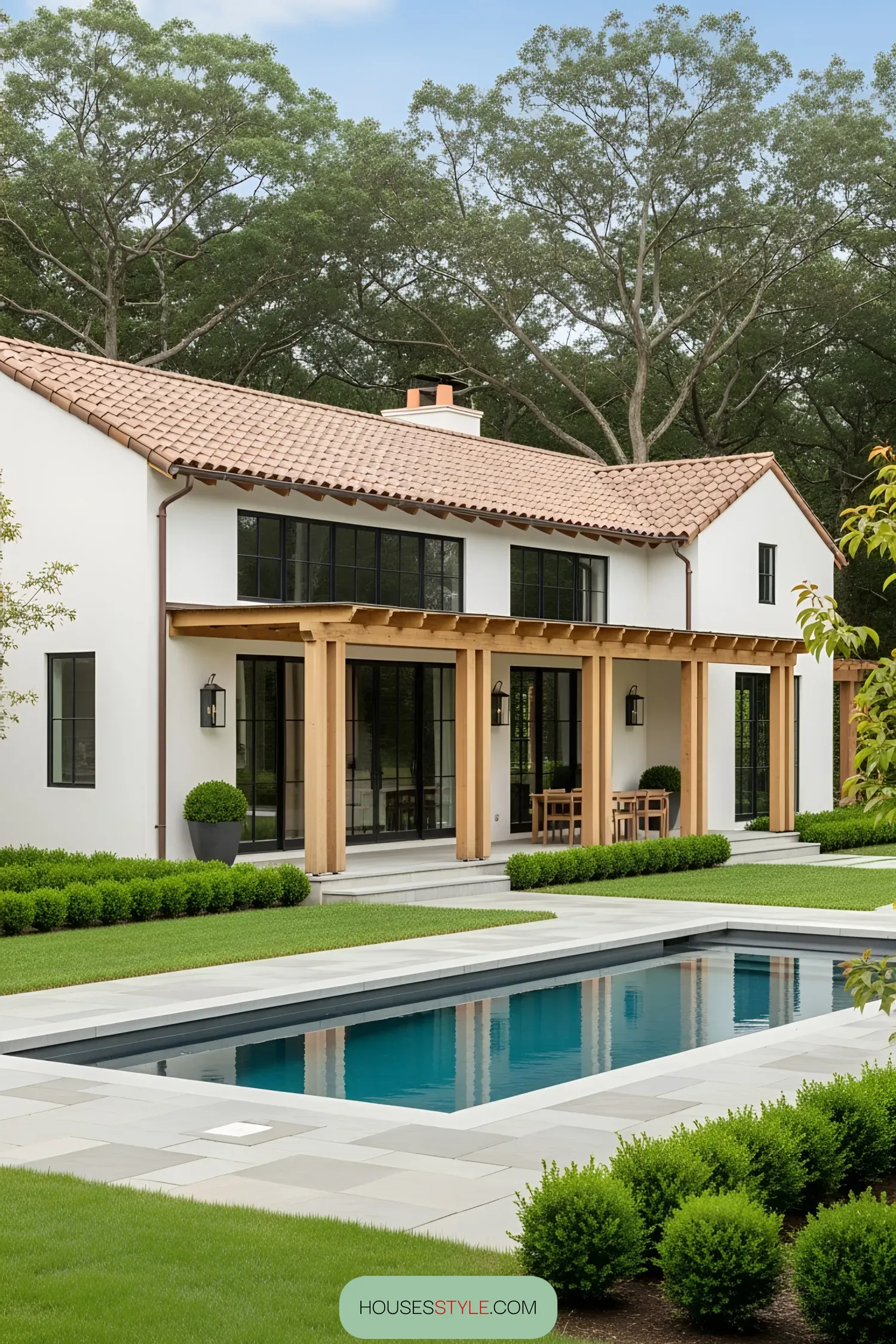 Traditional Charm Meets Sleek Farmhouse Sophistication