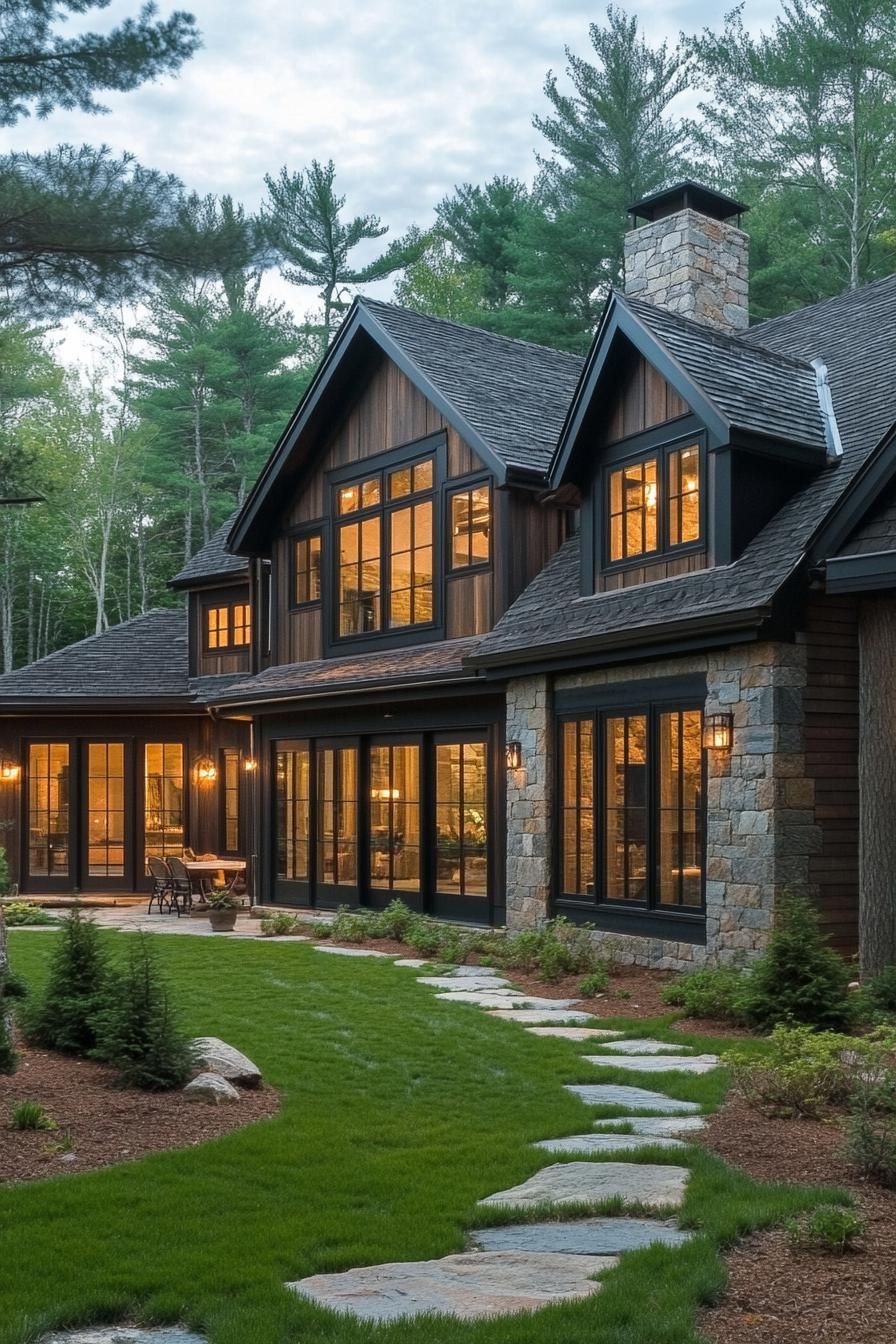 Woodland Retreat With Rustic Roots