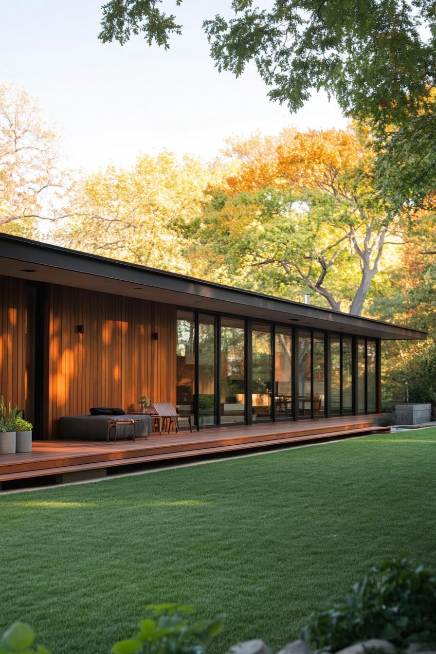 Wood and Light in Stretched Serenity