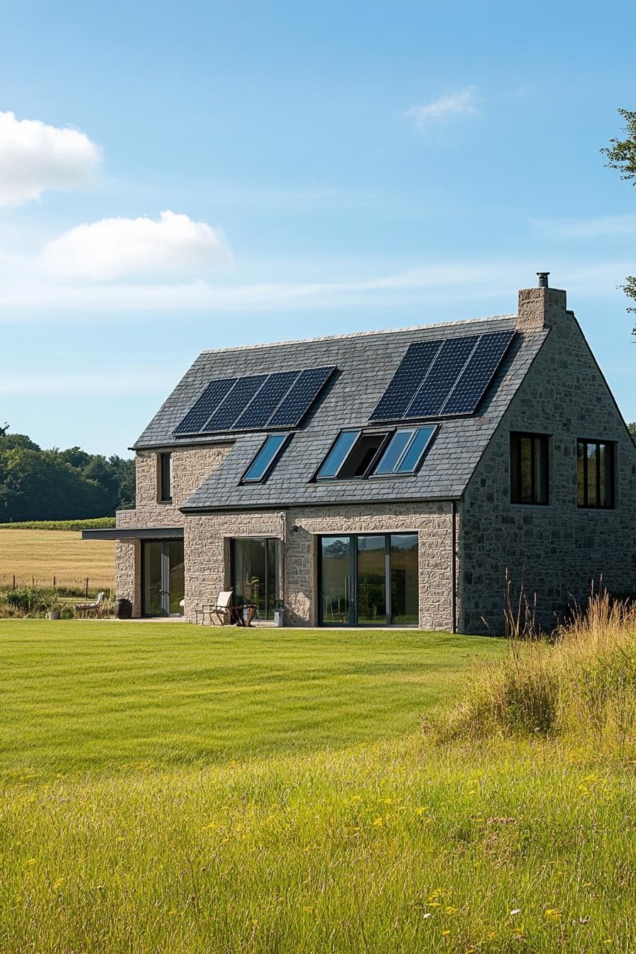 Solar Panels on a Gabled Roof - photo 2