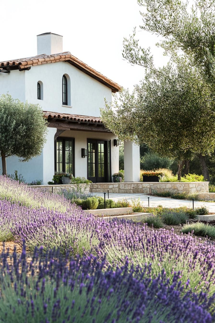 Landscaping With Olive Trees and Lavender - photo 4
