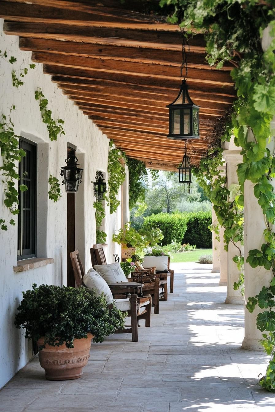A Veranda Full of Mediterranean Charm