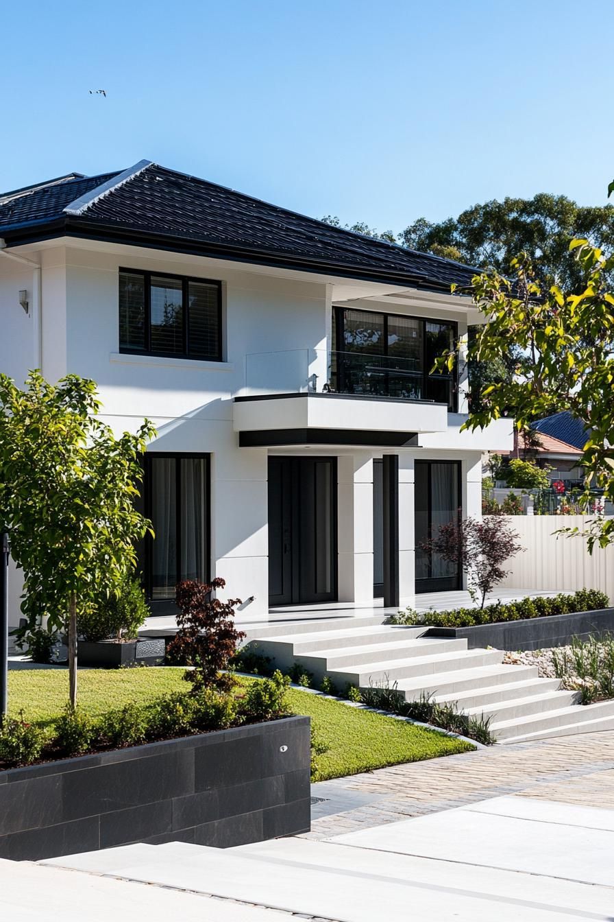Sleek Modern Suburban House