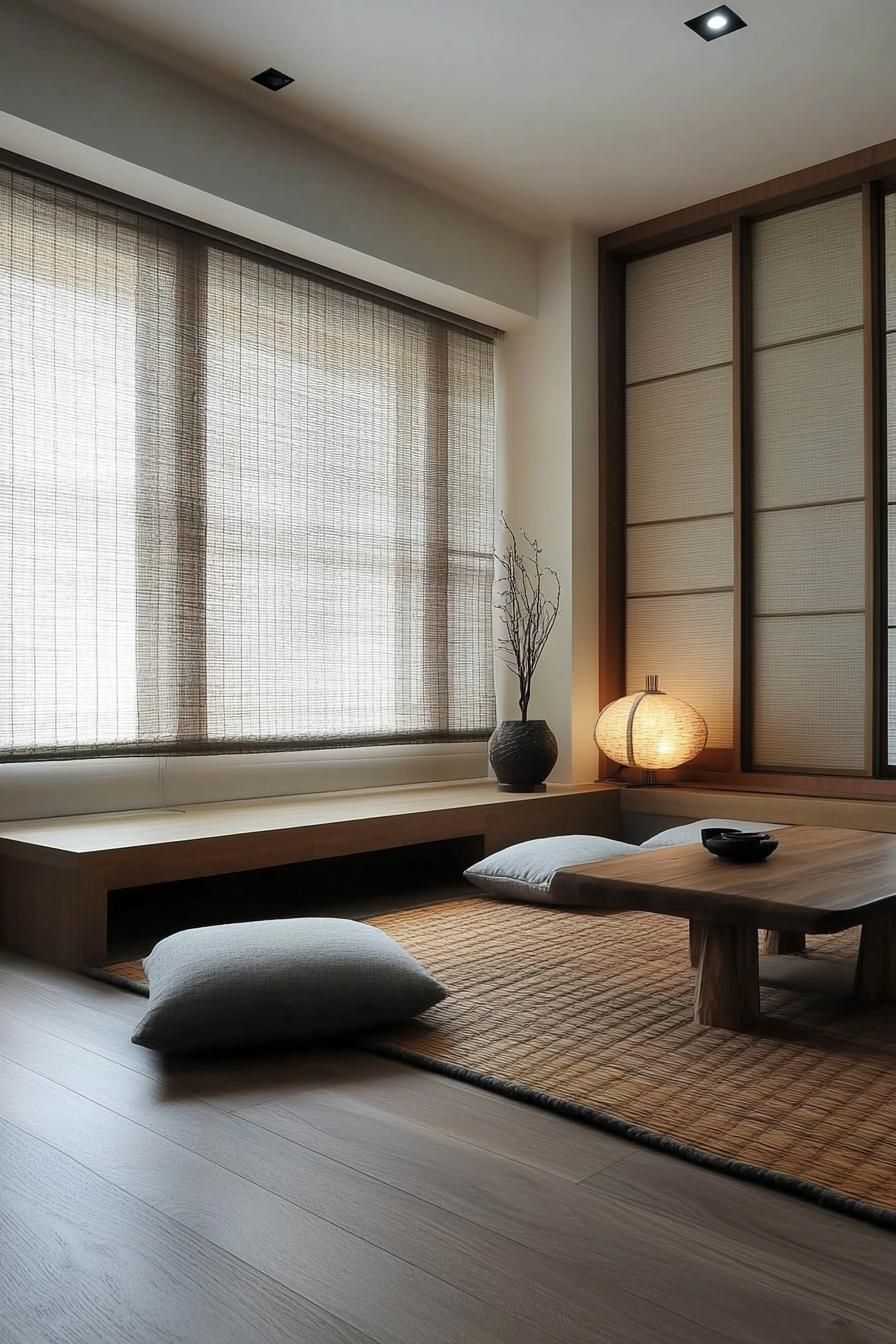 Cozy Tatami-inspired Living Spaces