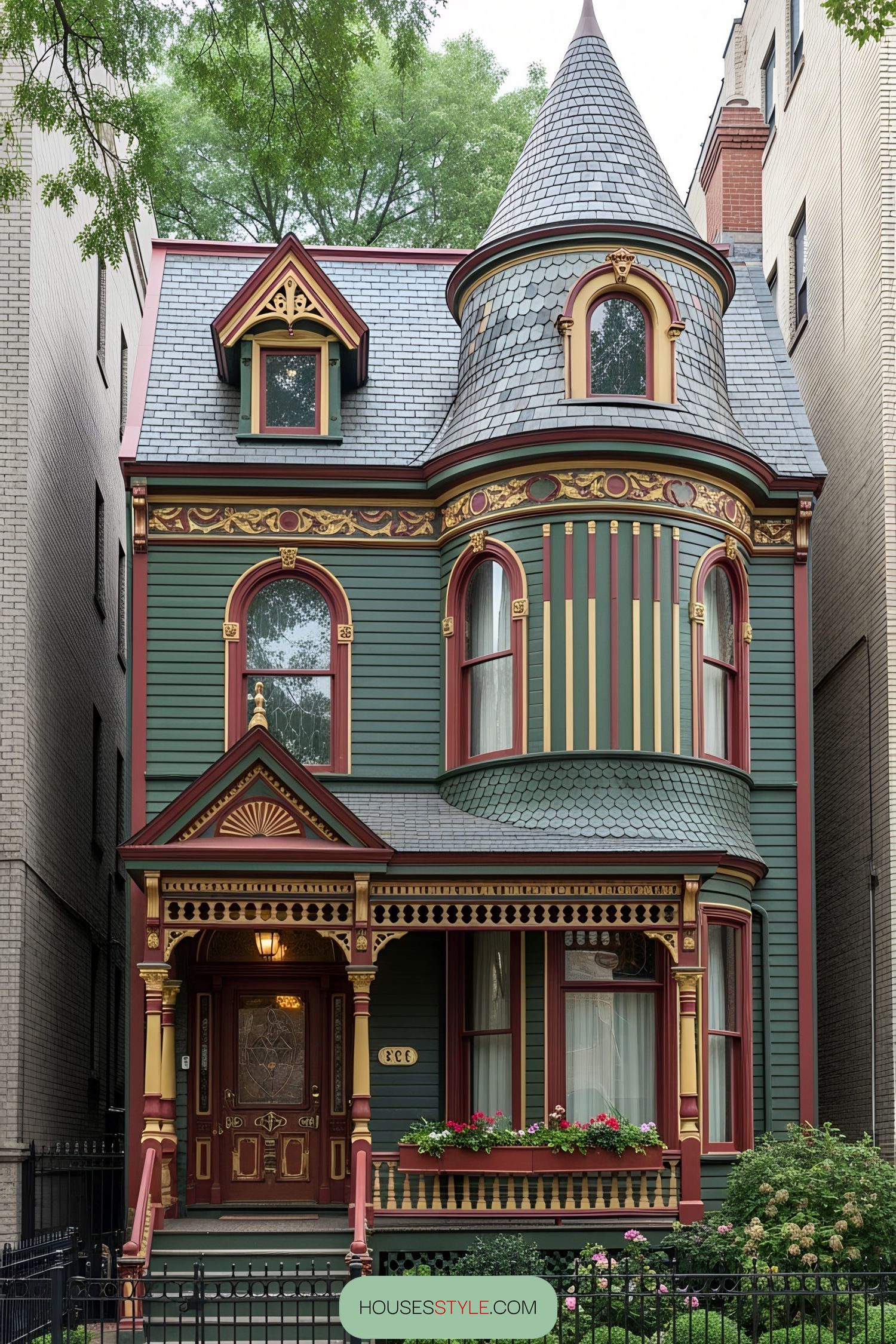 Victorian Fantasy: A Swirl of Spires