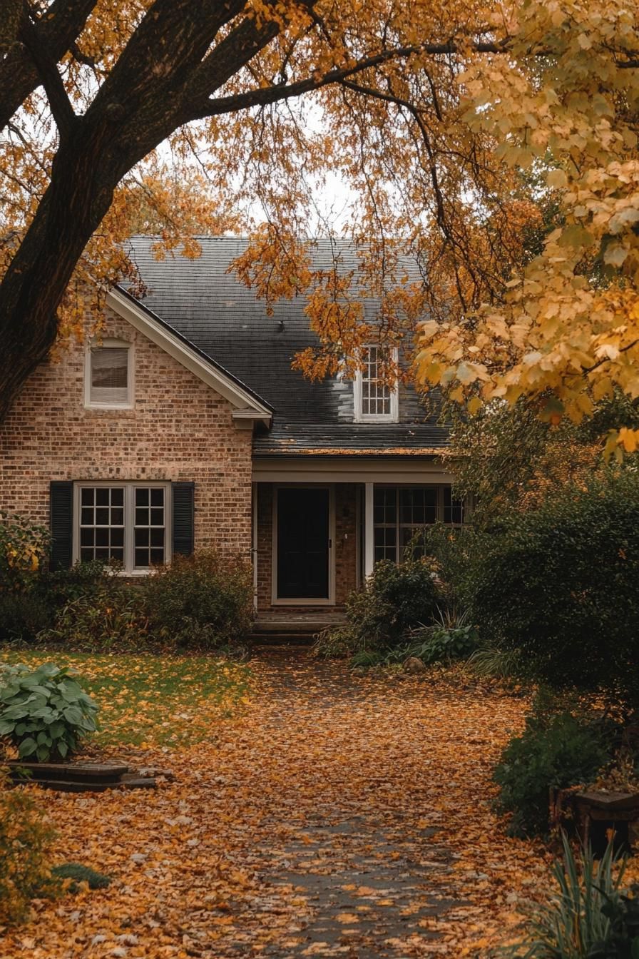 Cozy Fall Suburban House