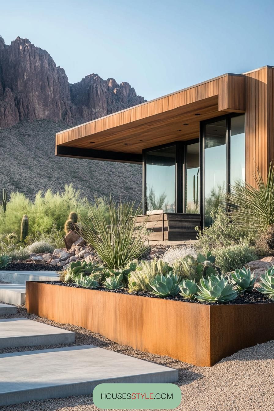 Poured Cement Planter Boxes - photo 4
