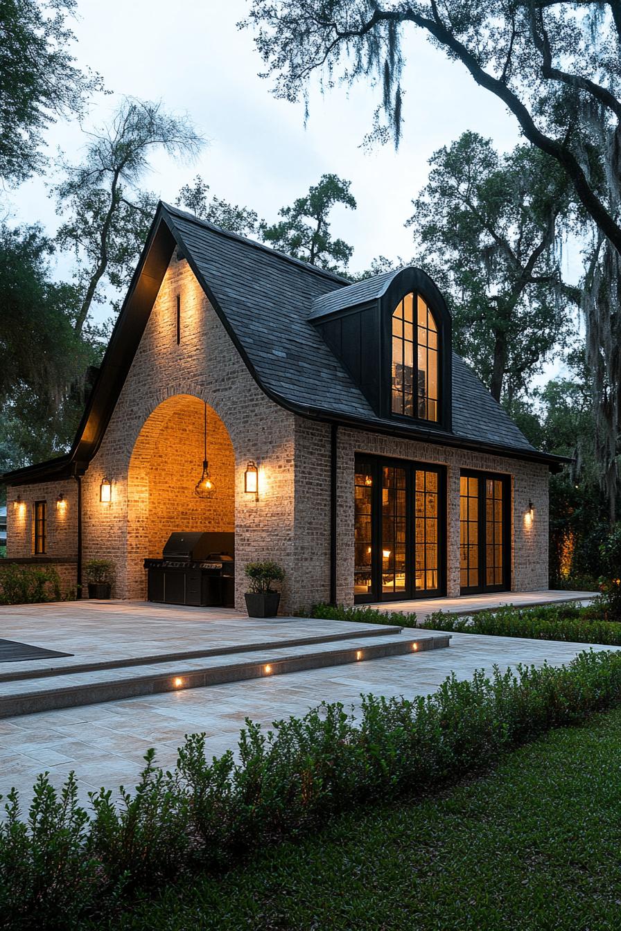 Brick Sanctuary Blending Old and New