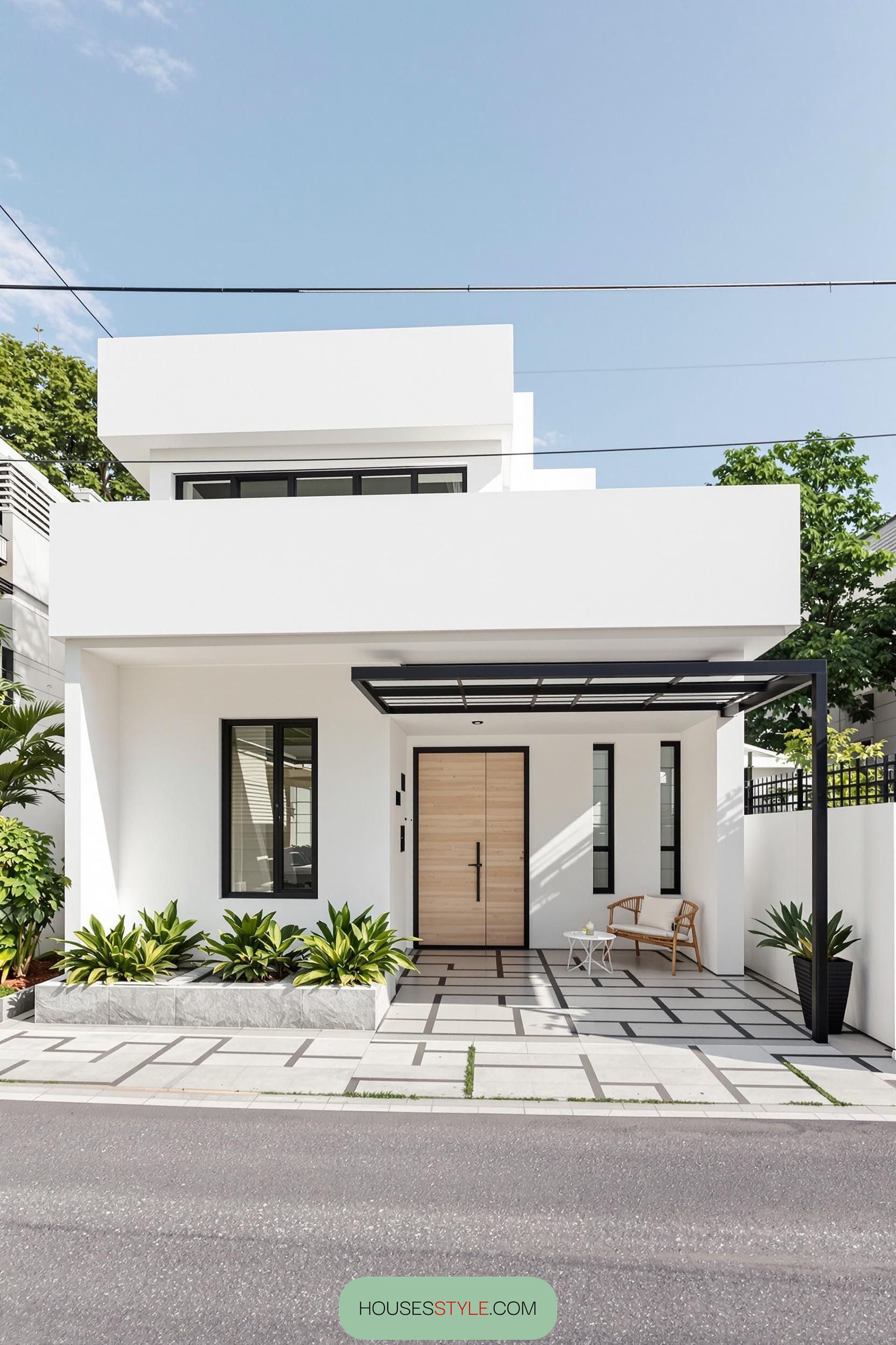 A White Bungalow Kept Beautifully Simple