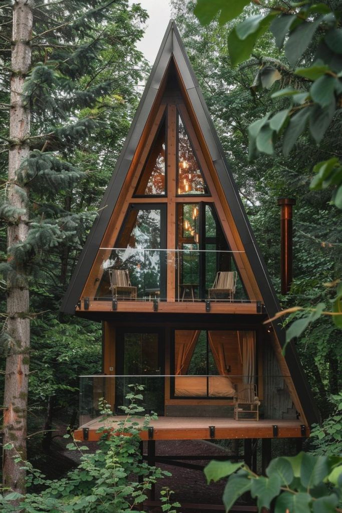 A-Frame Cabin in the Treetops