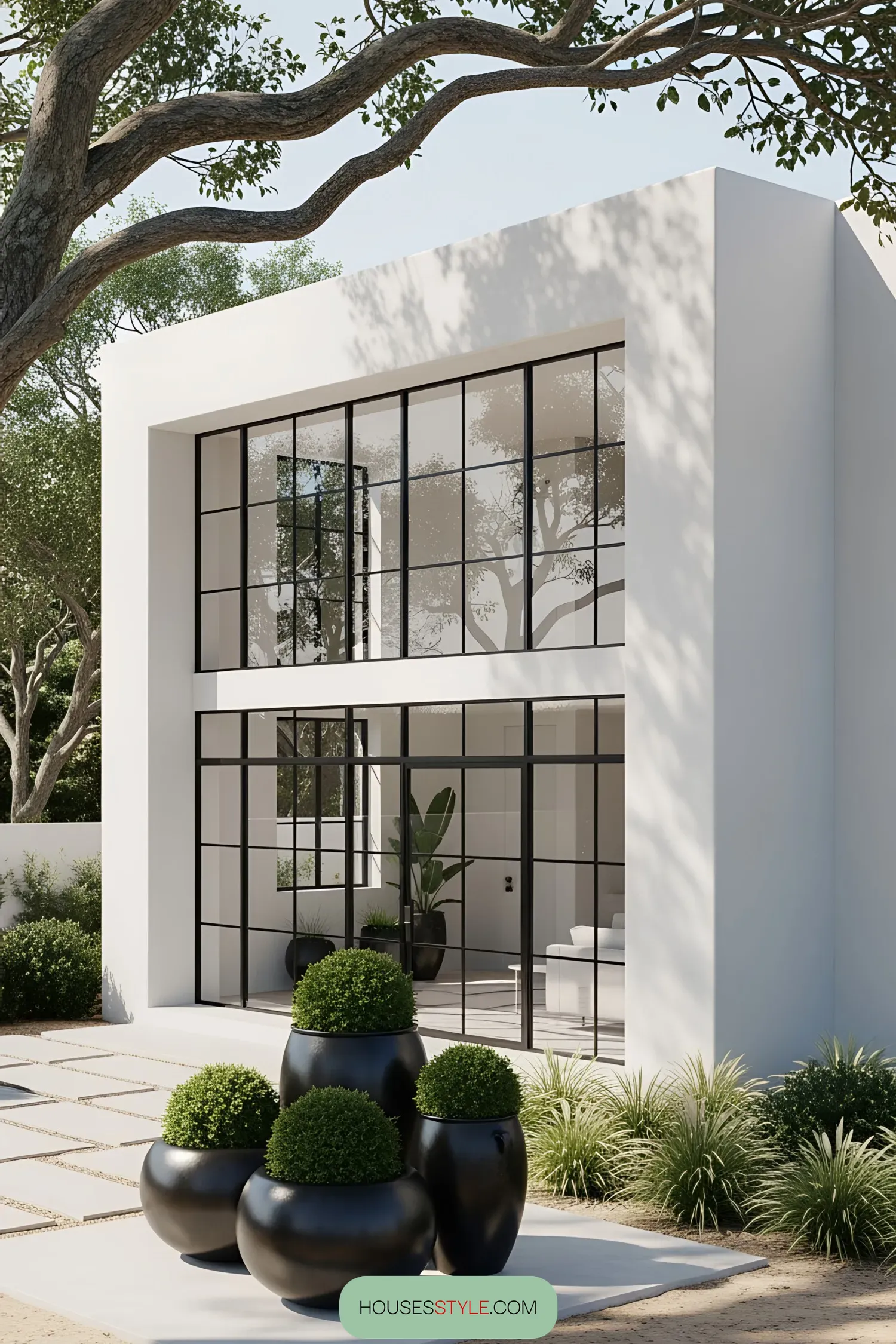 Minimalist Majesty in a Calm Coastal Cube