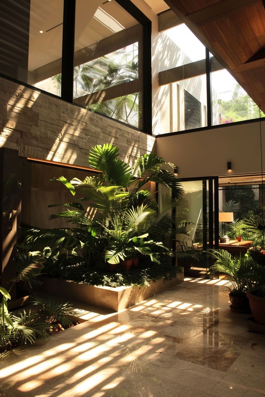 Biophilic Touches in Courtyard Design