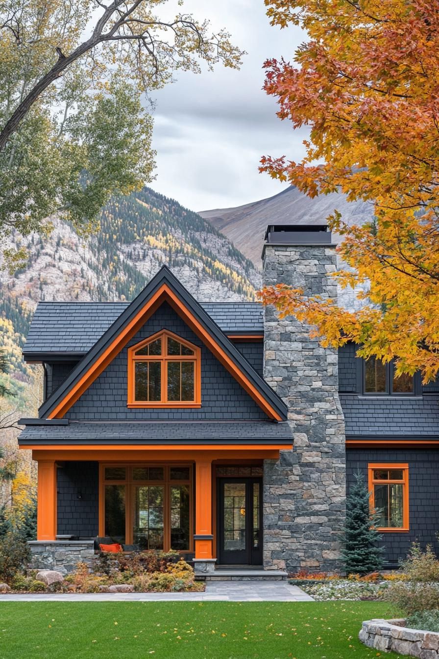 A Vibrant Valley Lodge in Autumn Colors