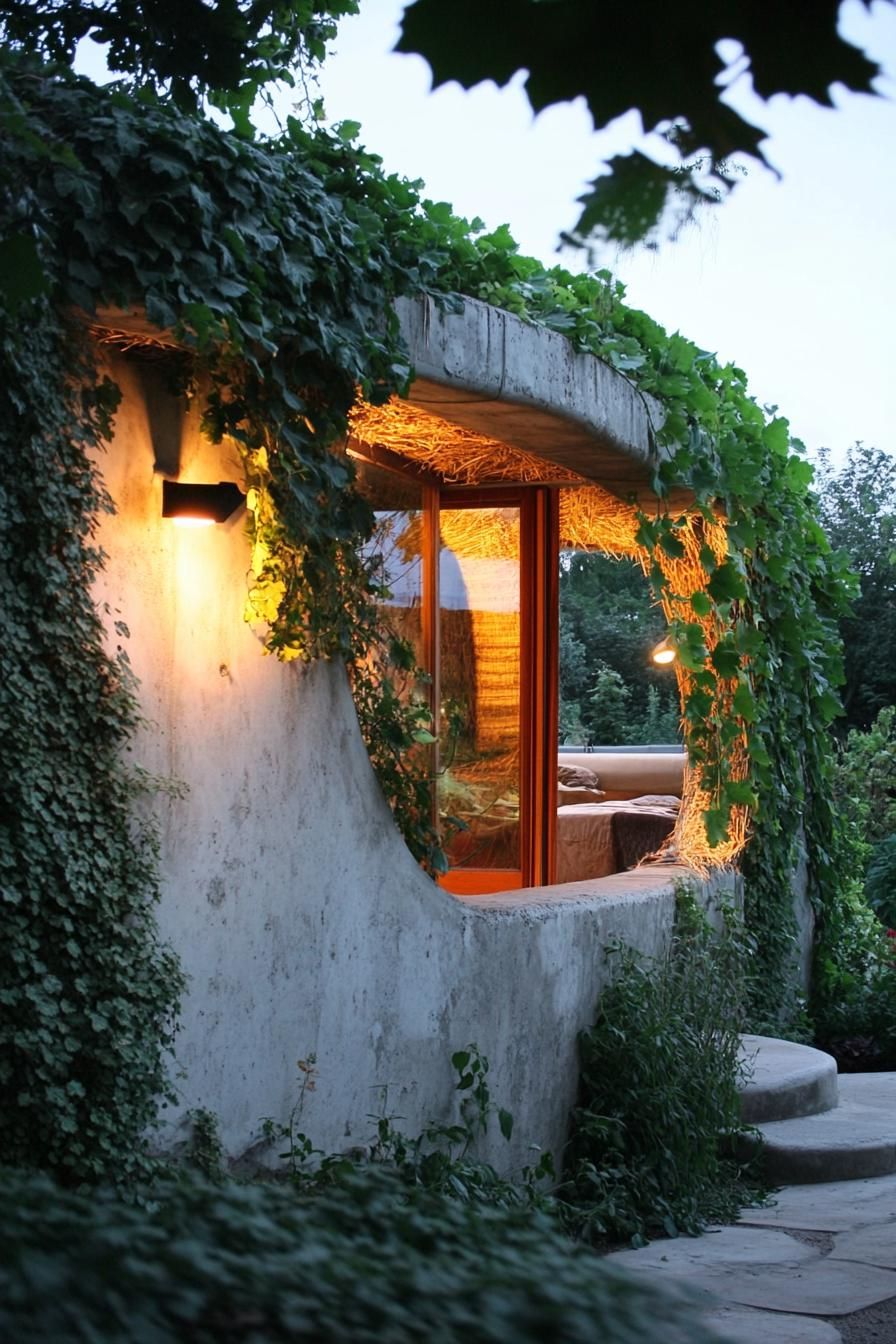 Sustainable Concrete Homes With Living Walls - photo 4