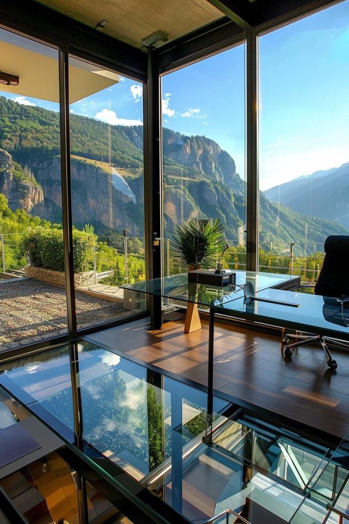 Cantilevered Office With Glass Flooring - photo 2