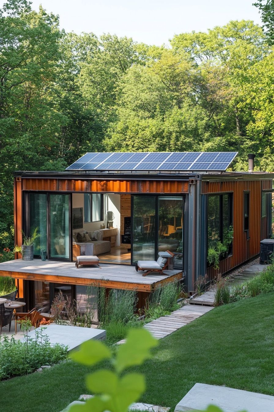 Solar-powered Container Dwelling