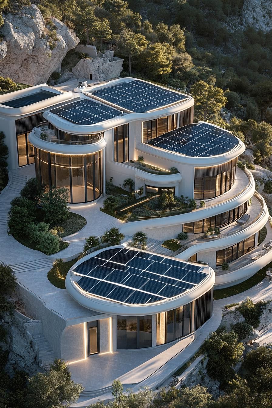 Solar-Powered Glass Tower Mansions - photo 3