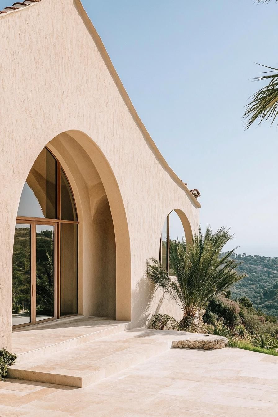A Look at This Arched Exterior