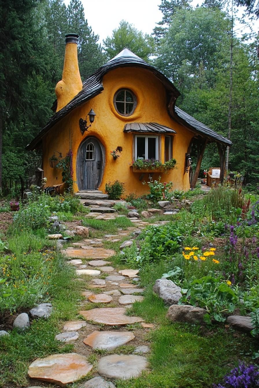 Eco-Friendly Cob Houses With Living Roofs - photo 3