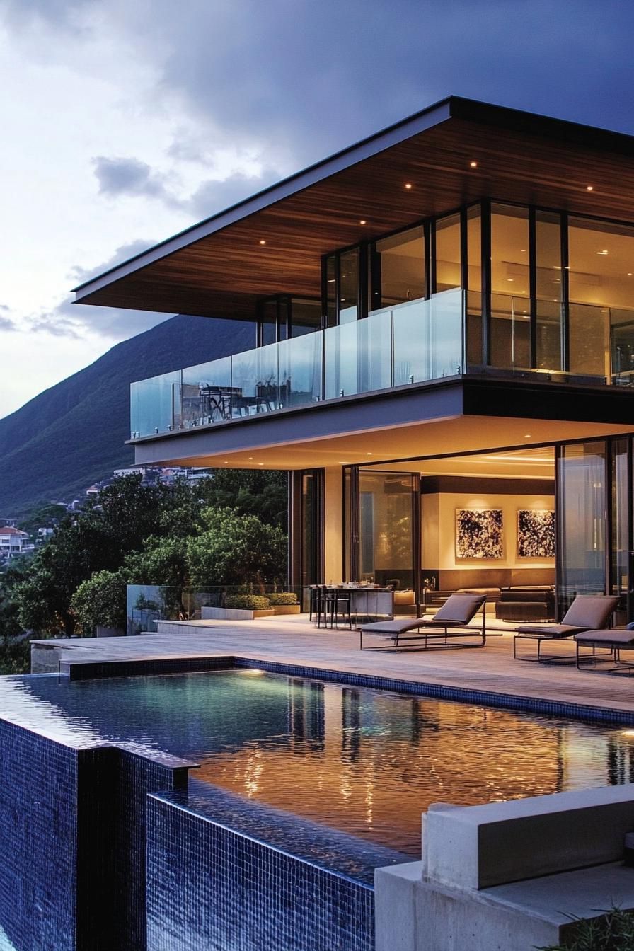 Infinity Pool With Glass-Walled Deck - photo 3